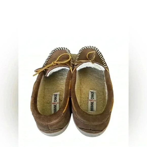 Minnetonka Moccasin Slipper With Rubber Soles Size 8 - Picture 8 of 13